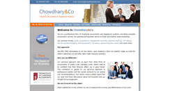 Desktop Screenshot of chowdharyandco.com