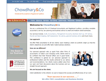 Tablet Screenshot of chowdharyandco.com